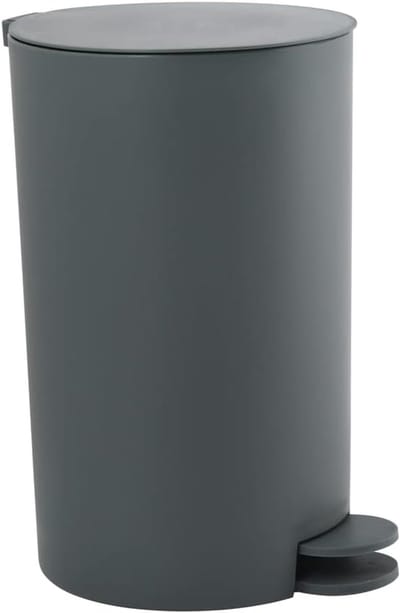 Cosmetica-emmer - Vuilnisemmer - 3 liter - Grijs - Uitneembare binnenemmer