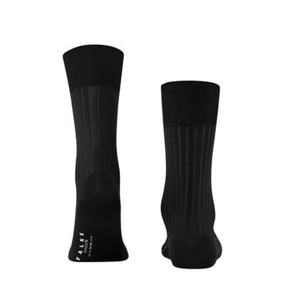 FALKE Shadow gedessineerd katoen sokken heren grijs - maat 45-46