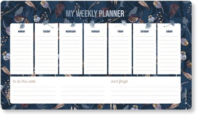 Kangaro weekplanner - Natural Beauty - 35 x 20 cm
