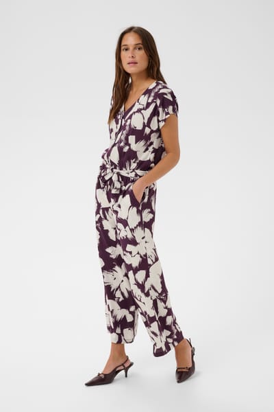 Dames jumpsuit KAFFE KAMira Plain Weave