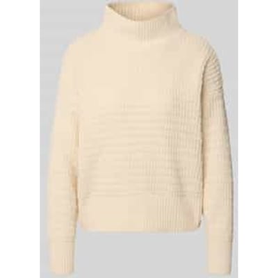 Regular fit gebreide pullover met ronde hals en kraag, model 'GLOBE'
