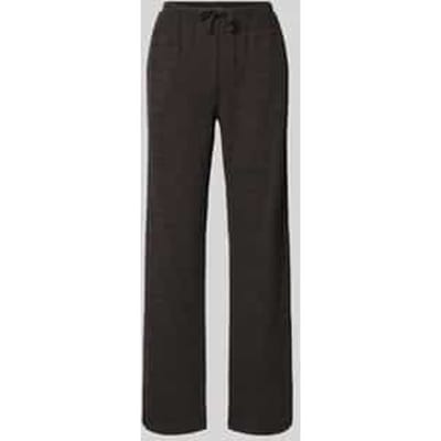 Flared sweatbroek met tunnelkoord