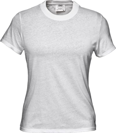 SIR SAFETY SAMBA LADIES 12 stuks Korte mouw Werk T-shirt DAMES Wit - 100% Katoen - 120 g/m² - x12 Stuks