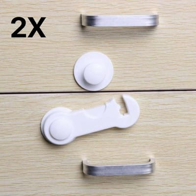 2x - Kinderslot - Kinderslot Kastjes – Kinderslot Lades - Kinder Beveiliging - Kinder Veiligheid - Kinder Veiligheidsslot - Baby Lock - Babyslot – Veiligheid