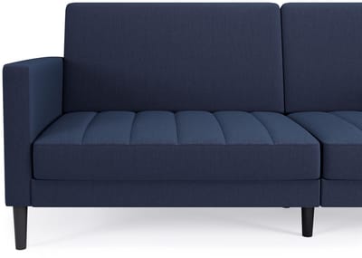 Liam-Bank 3-zits - Marineblauw Stof
