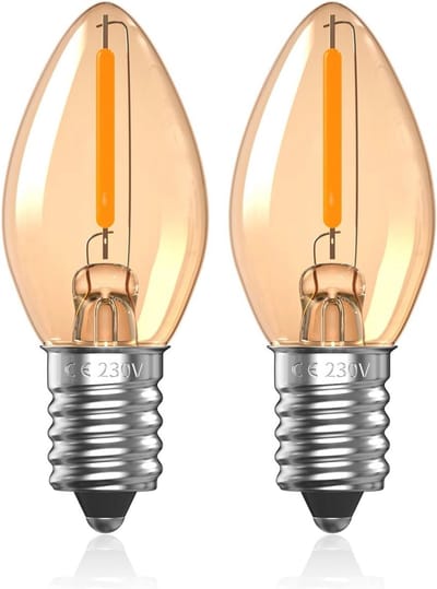 E14 LED Kaarslamp 0.5W - Warm Wit Licht 2200K - 2-Pack