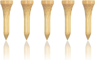 Houten Golf Tees 1-1/2" (38 mm) - 100 Stuks, Ideaal voor Golfspelers en Duurzaam Gebruik