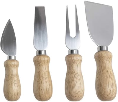 Dailygoody - kaasmesset - 4-delige kaasmesset - ideaal voor