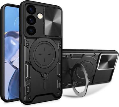 Hoesje geschikt voor Samsung Galaxy S24 FE - Techsuit CamGuard Pro Back Cover - Zwart