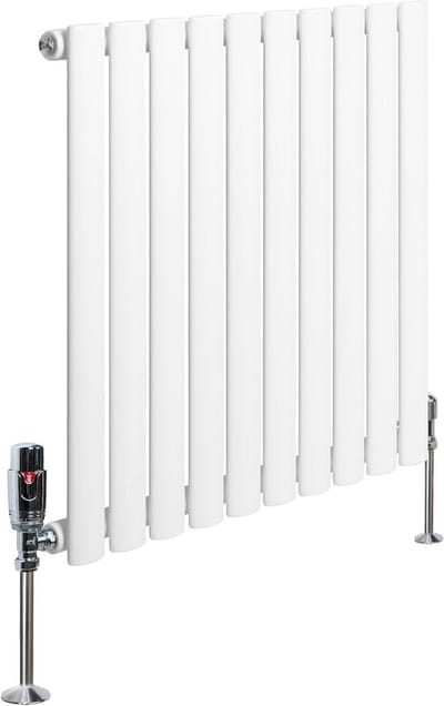 Radiator Faucet - Verwarmingselement - Woonkamer Verwarmen - Dubbel Paneel - 600 x 600mm - Wit