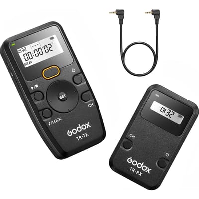 Godox TR Series 2.4G minuterie sans fil télécommande caméra obturateur à distance(Émetteur et récepteur) 6 TR-C1 Shutter Cable