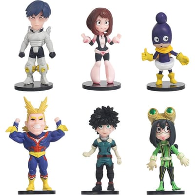 Nieuwe My Hero Academia Himiko Toga Kurogiri Twice Hatsume Shigaraki Deku Bakugo Togata Dabi Midoriya Jiro Speelgoed Anime Figuur Cadeaus black