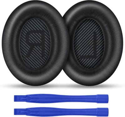 Professionele Vervangende Oorkussens voor Bose QuietComfort 15 QC15 QC25 QC2 QC35, Zacht Leer en Geluidsisolatie Schuim voor Optimaal Comfort