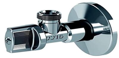 Hoekventiel - Kraanventiel Klep - Kraan Reparatie - Verchroomd ABS - 1/2 x 3/8 inch - Zilverkleurig