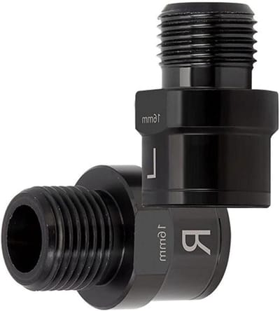 Fiets Pedaal Verlengstukken - Trapas Verbreders - Comfortabel Fietsen - Verbreding 16mm - 1 Paar - Zilverkleurig