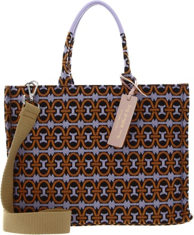 COCCINELLE Handtas Schoudertas Never Without Bag Jacquar Handbag Mul. Paprik / Lave Veelkleurig