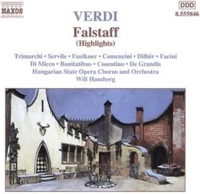 Chorus & Orchestra Of The Hungarian State Opera, Will Humburg - Verdi: Falstaff (Highlights) (CD)