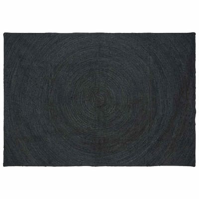 vidaXL - Vloerkleden - Donkergrijs - 160 - x - 230 - cm - Jute