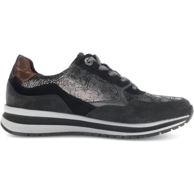 Gabor 76.318.67 - dames sneaker - Zwart - maat 37.5 (EU) 4.5 (UK)