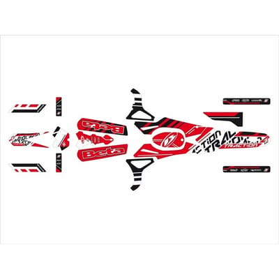 Motorfiets decoratie kit Blackbird Racing Traction Béta REV3 125/200/250