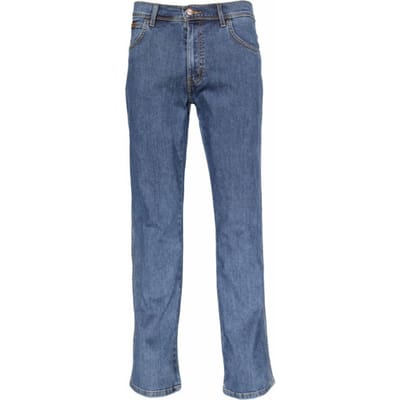 Wrangler Texas Str Heren Regular Fit Jeans Blauw - Maat W44 X L32