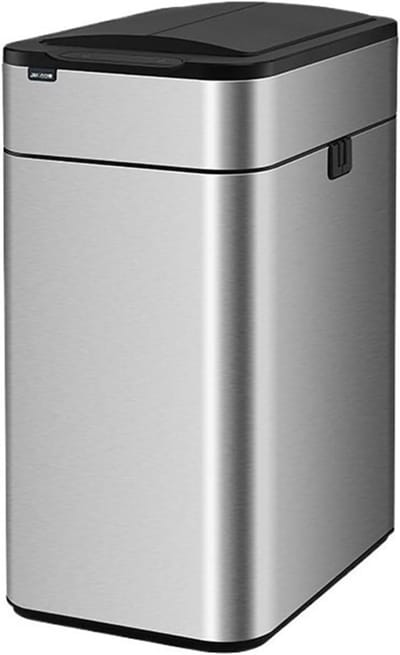 Automatische Afvalbak - Keukenprullenbak Slimme Prullenbak - Afval Beheren - Wings-Open Deksel - 9-60L - Zilver