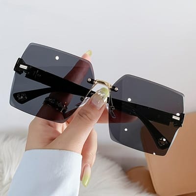 Nieuwe stijl gepersonaliseerde high-end retro zonnebril voor dames modieuze trendy UV-beschermende brillen