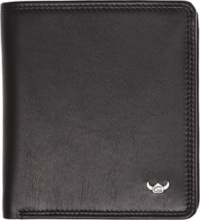 Golden Head Leren portemonnee Polo RFID Protect Scheintasche 1129 Schwarz zwart
