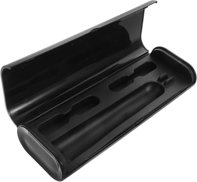 Reisetui Tandenborstel - Opbergdoosje - Reizen - Multifunctionele Opbergruimte - 21 cm - Zwart