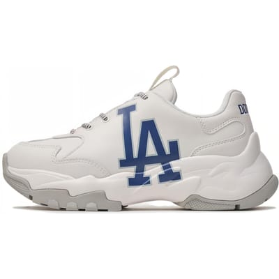 MLB Big Ball Chunky Casual Simpel Hoogte Verhogend Lage Top Dad Schoenen Unisex sneaker Wit Blauw 3ASHC104N-07WHS 39 white