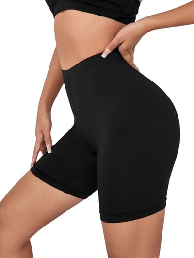 Livano Biker Short Dames - Korte Legging - Lange Onderbroek - Bikershort - Met Pijpjes - Zwart - Maat XS