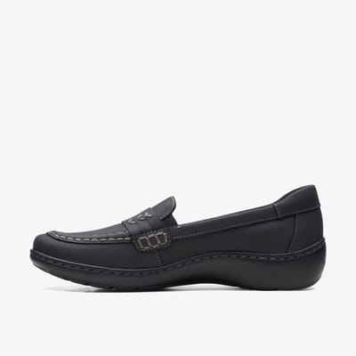 Cora Ashly Zwarte Leren Schoenen