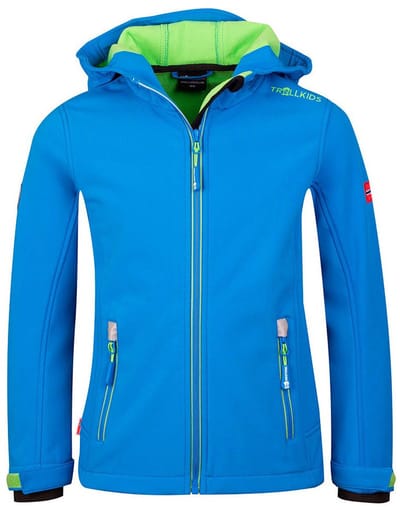 Trollkids Trollfjord Softshelljack Blauw 98 cm Jongen