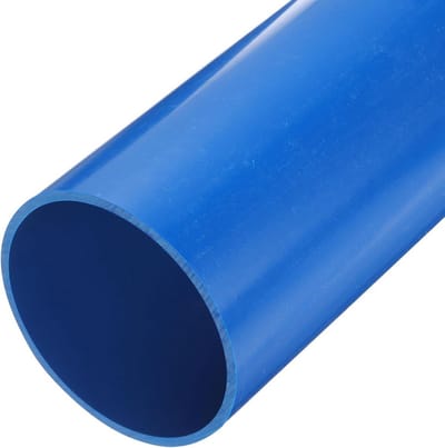 Ronde PVC Buis 101,6 mm (4 inch) - 23 cm Lengte Kunststof Pijp voor Tuin, Aquarium en Ventilatie