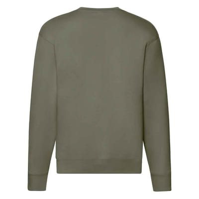 Fruit of the Loom Heren Premium Drop Shoulder Sweatshirt (Klassieke Olijf)
