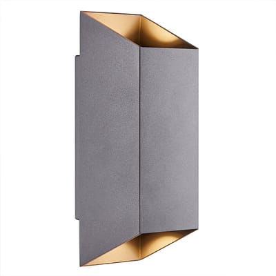 Nordlux Nico square 22-wandlamp-2xGU10-antraciet