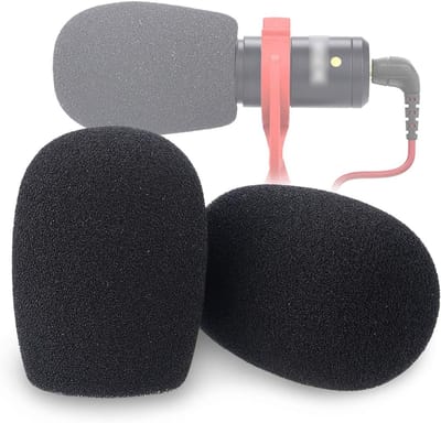 Windscherm van Schuim voor Microfoon en Camera - Geschikt voor Red VideoMicro en VideoMic Me Me-L, Geluidsisolatie en Bescherming