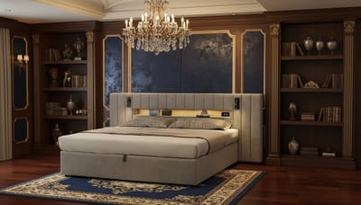 Gestoffeerd Tweepersoonsbed 180x200 Casa Velluto – Luxe Fluwelen Bedframe met Hydraulische Opbergruimte, LED-Verlichting, Bedlampje & USB-Aansluiting – Modern 2 Persoons Bed 180x200 (Grijs)