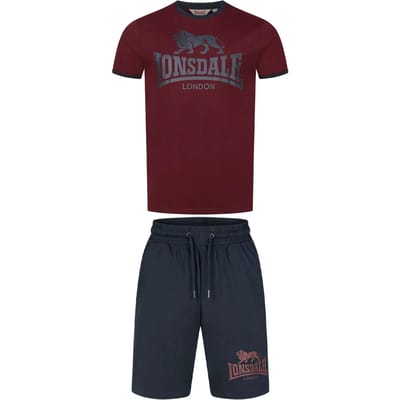 Lonsdale Heren T-shirt & shortset regular fit MIJN