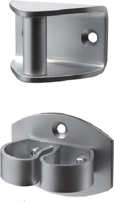 Deurvastzetter - Deurklem - 40mm - Messing mat chroom - S&B - 253002.9