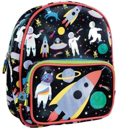 Floss & Rock Peuterrugzak Space - 28 x 23 x 9 cm - PVC