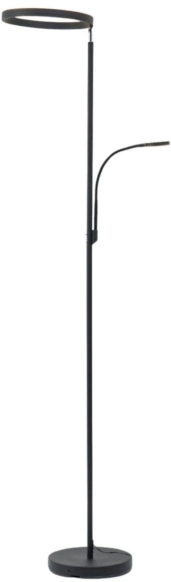 Kosilum - Pancho - Vloerlamp - Zwart - Metaal en aluminium