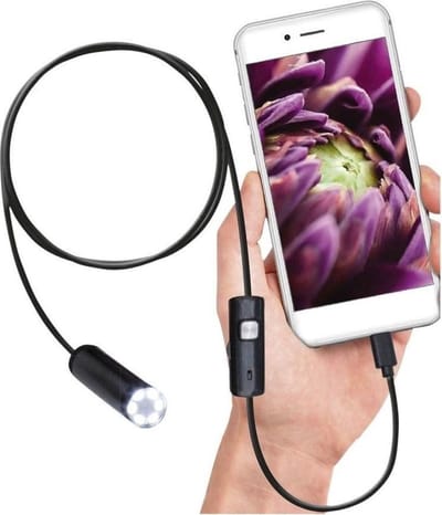 Soundlogic Endoscoop Inspectie Camera HD - Voor Android en PC - LED - Foto's en Video's - Zwart