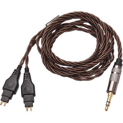 Remplacement du câble audio de mise à niveau de 3,5 mm pour casque Sennheiser HD414 HD650 HD600 HD580 HD565 HD545 bronze