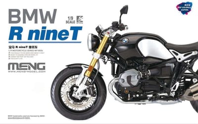 Meng Model Modelbouwpakket Auto - MENG MT003S BMW R Nine T Motor - Pre Colored Edition Plastic - 1:9 - Modelbouw