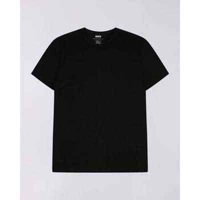 T-shirt Edwin I024965.DOUBLE PACK SS TEE-89.EN BLACK