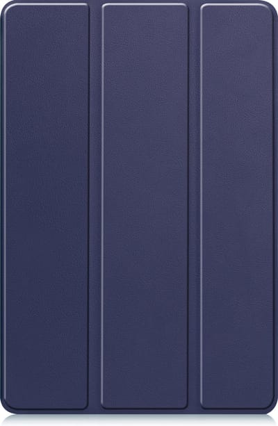 Hoesje - Geschikt voor Lenovo Tab M10 5G - Dun & Stevig - Trifold Bookcase - Hard Cover - Hardcover Book Case - Tablet Hoes - Donkerblauw