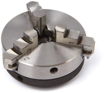 HBM 65 mm. Zelfcentrerende 3 Klauwplaat met M14x1 Opname