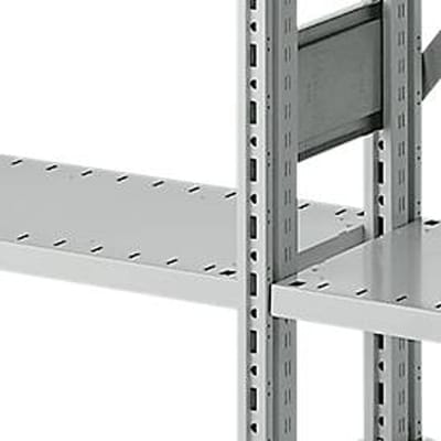 Legborden, voor archiefrekken, B 750 x D 600 mm, gegalvaniseerd