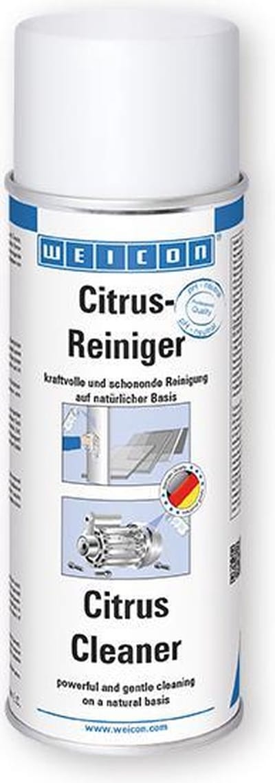 WEICON Citrusreiniger – 400 ml – universele reiniger, verwijdert vet, olie, vuil, smeermiddelen en lijmresten, citrusgeur